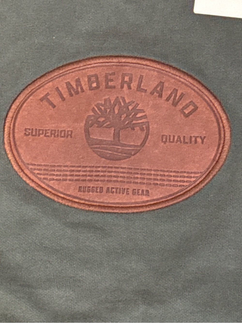 NWT Timberland Authentic Fit Green Crewneck Sweatshirt Small Organic Cotton $70 - Picture 5 of 16